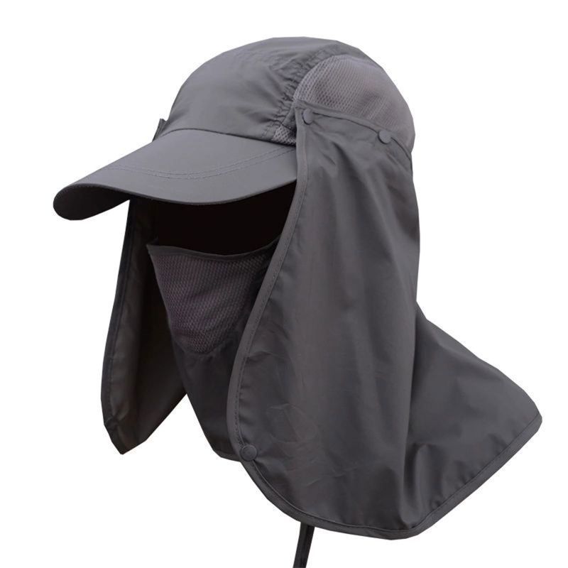 Men Polyester Bucket Hat Portable Outdoor Sports Fisherman For Women Teenagers Casual Spring Summer Sunscreen Hat Dark Grey