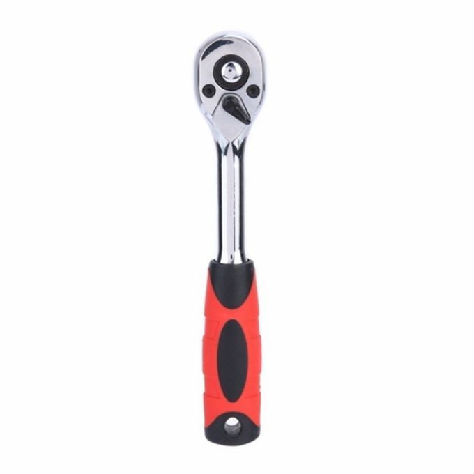 Rat Het So Ket Wren H Tool Fast  Agon  Asing Automobile Repair Large Medium Small Flying Teles Opi  Rat Het Wren H-red Black Silver-1/2 Telescopic Ratchet 12.5MM