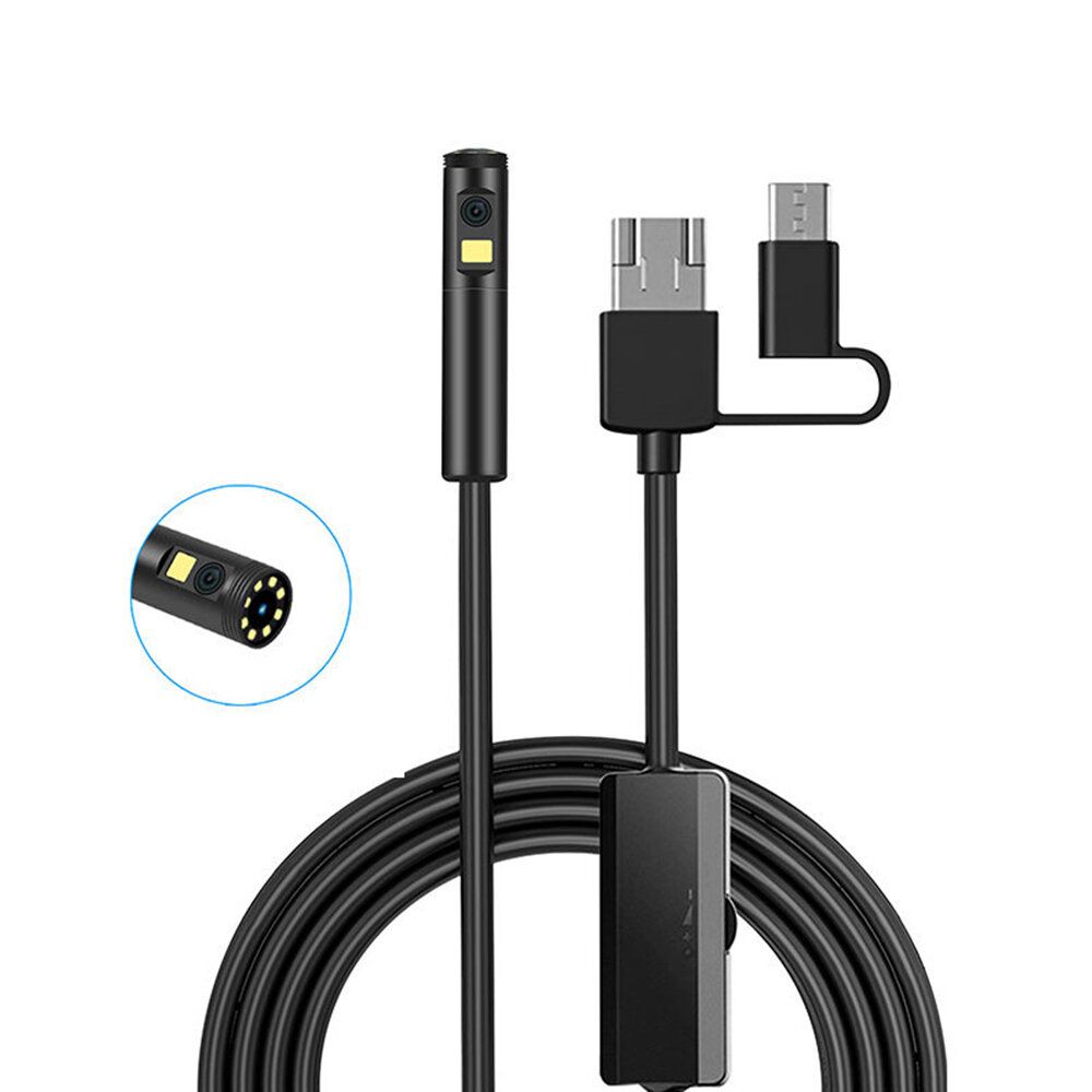AN100 Endoscope Camera Dual Lens IP68 3IN1 Waterproof