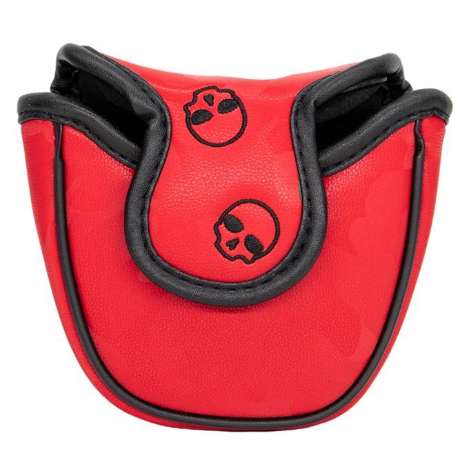 Durable Golf Mallet Putter Cover Center Shaft Headcover Thick Red