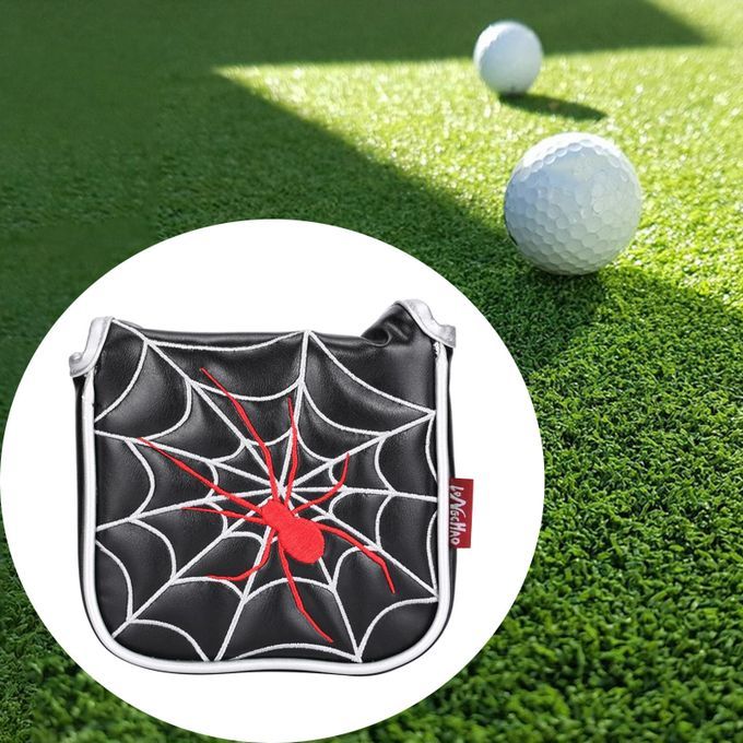 Durable Golf Cover Non-Slip Thick Lining  Head Cover Spider Black