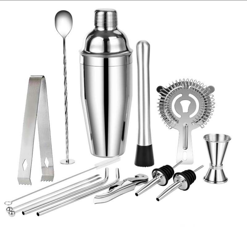 14 In1 Shaker Cocktail Set Bar Tools Barman Bartender Drinks