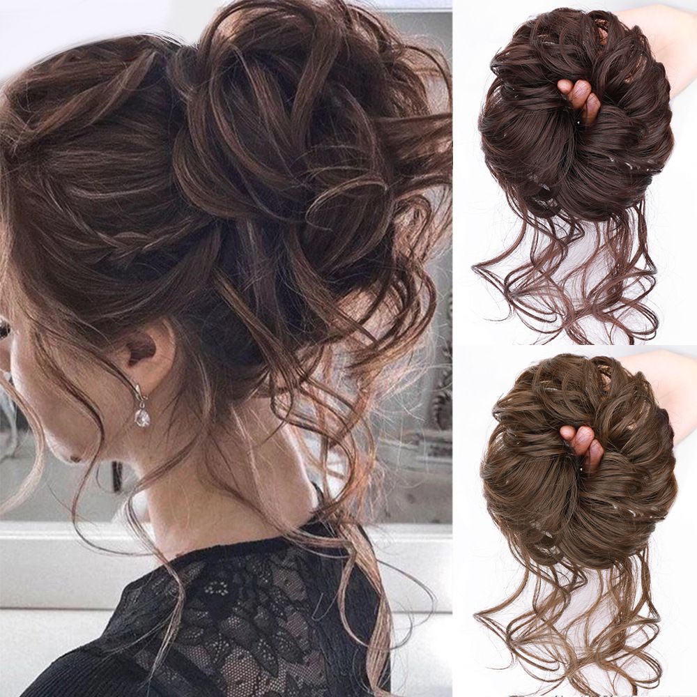 Wig Meatball Head Female Summer Lazy Long Beard Dragon Beard