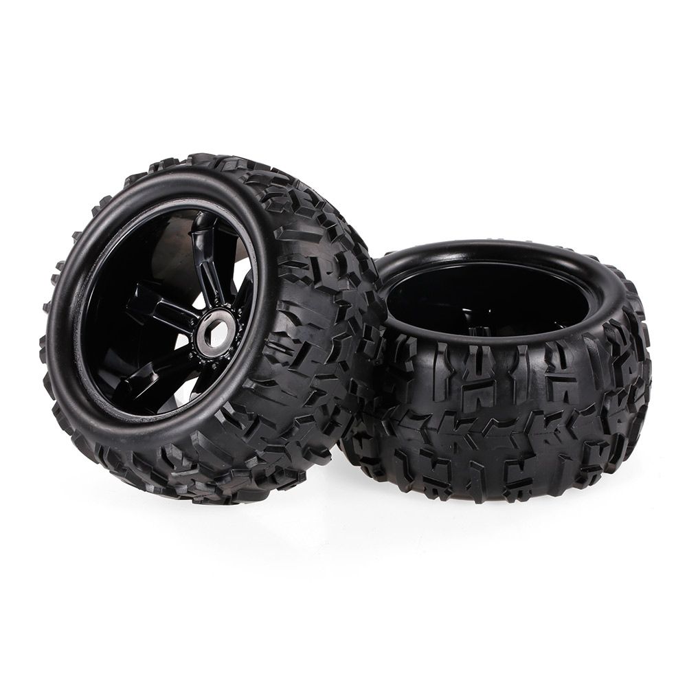 2pcs 3.6 Inch 150mm Monster Truck Wheel Rim And Tire For 1/8
