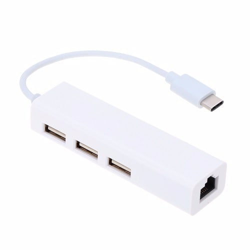 Type C To LAN + USB Hub