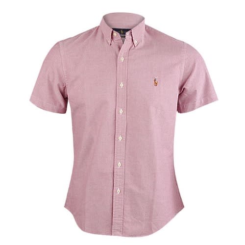 Men's Slim-fit Oxford Short Sleeve Shirt