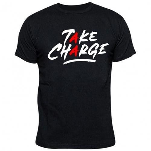 Take Charge Round Neck Tshirt - Black