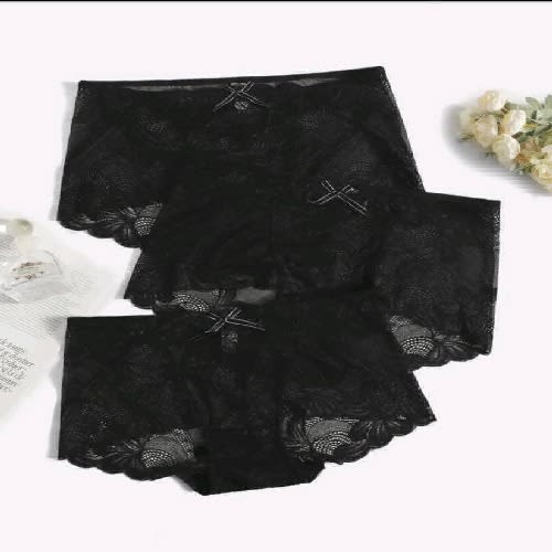 Set Of Ladies Pants - Black - 3pcs