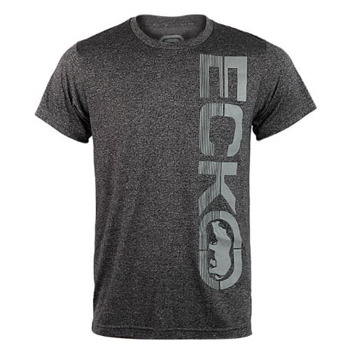 Men's Marled Printed T-shirt - Grey