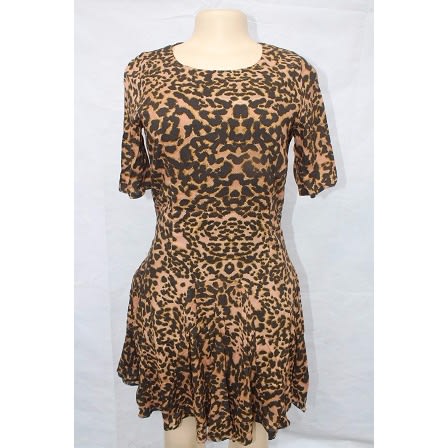Leopard Skater Dress