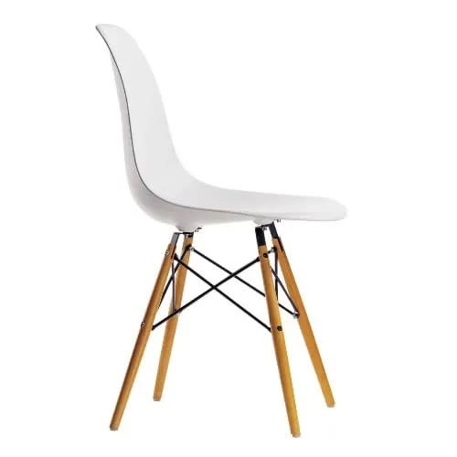 09eames Plastic Side Chair Dsw - White