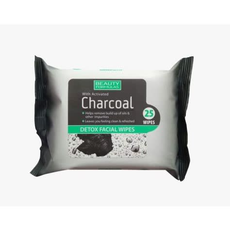 Activated Charcoal Facial Wipes 25counts