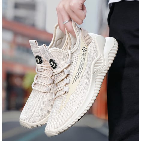Unisex Sports Sneakers - Light Brown