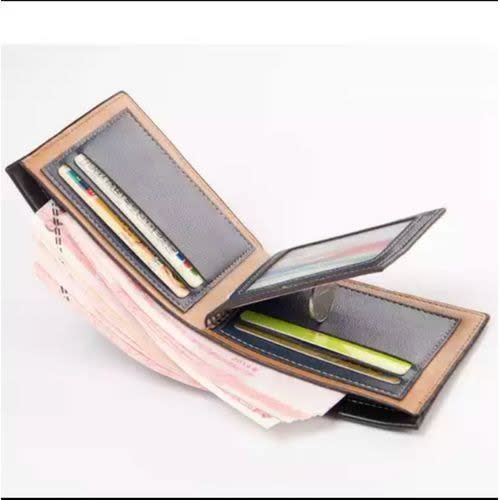 Men's Suede Executive Wallet- Black