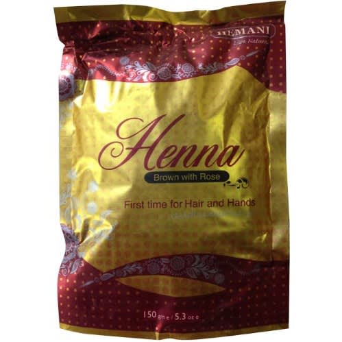 Henna Conditioning Hair Dye - Brown With Rose - 150g