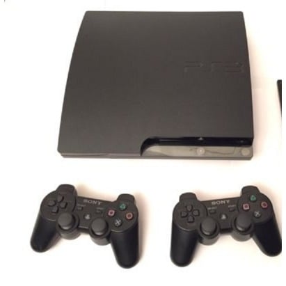PlayStation 3 Slim - 120GB + 1 Extra Controller With 10 Games Including FIFA And PES