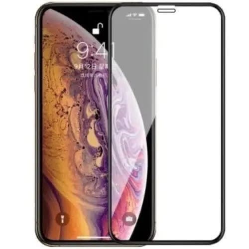 Tempered Glass For iPhone Xr With Screen Cleaner-black