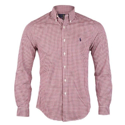 Cotton Stretch Slim-fit Check Shirt