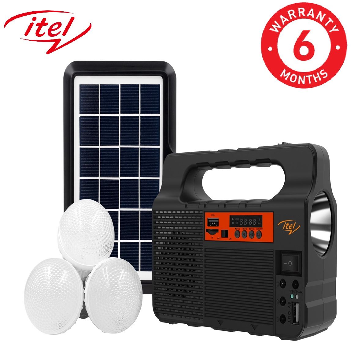 Solar Lighting System With All-Day FM Radio