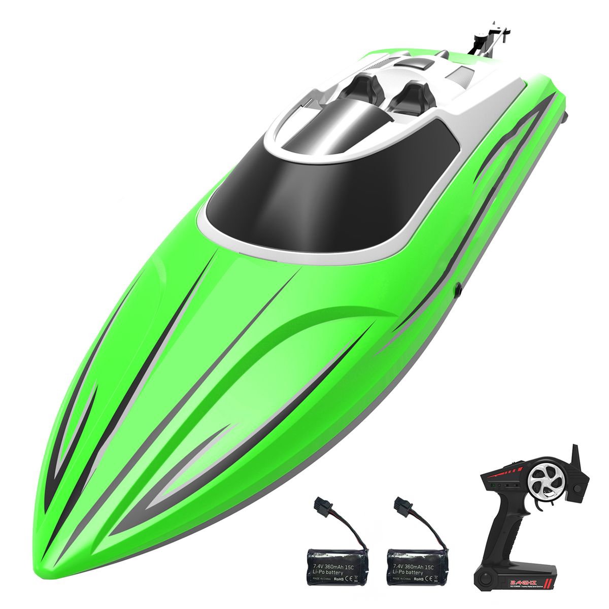 Remote Control Boat 30km/h High Speed 2.4GHz Remote Control