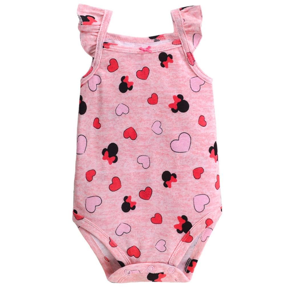 Multicolour Pink Love Shortsleeve Bodysuit
