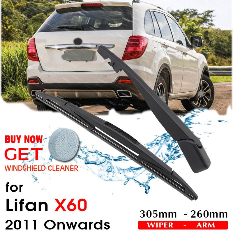 BROSHOO Car Rear Wiper Blades Back Windscreen Wiper Arm For