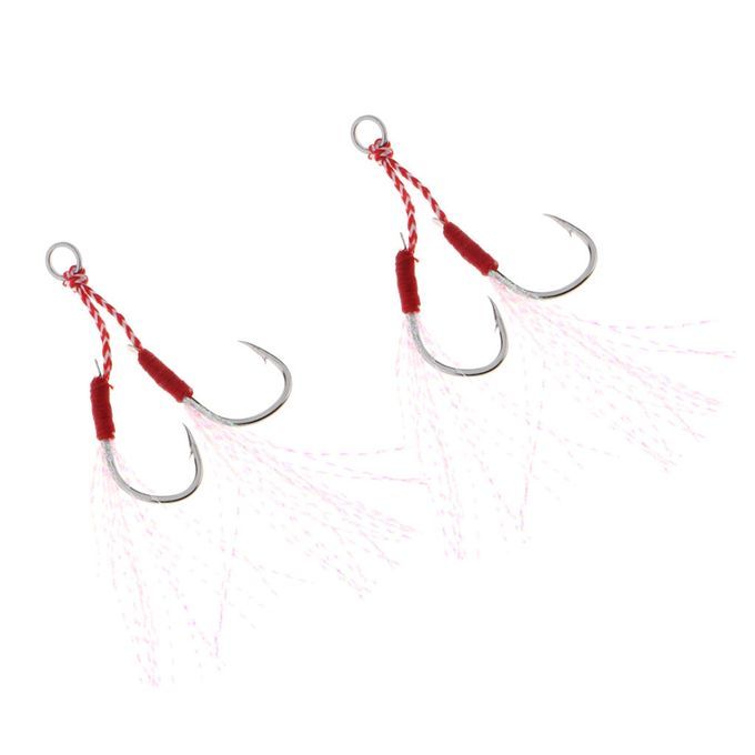 2pcs Heavy Duty  Assist Hooks Sea  Hooks For Tuna