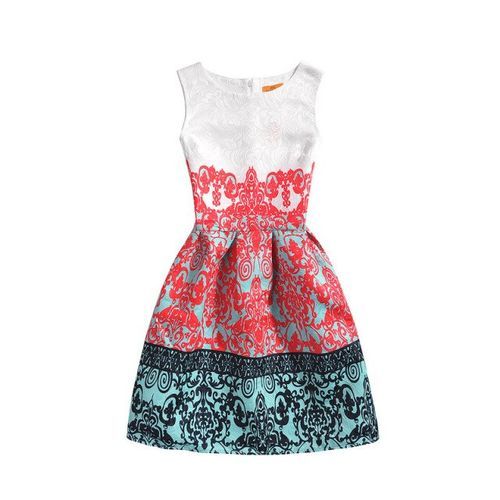 Dress Sundress Sleeveless Cartoons