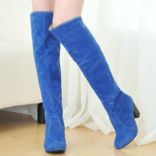 Ms. High-heeled Knee-high Boots