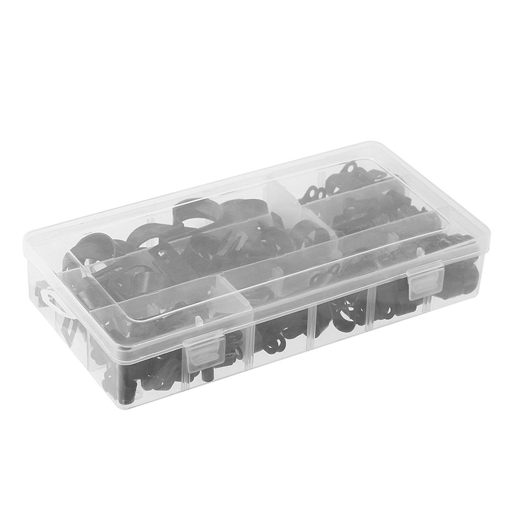 200pcs Nylon Wire Cable Clamp Car Audio Fastener Plastic