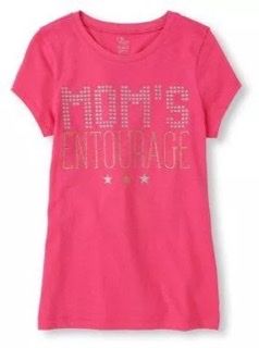 Girls Short Sleeve Mom's Entourage Tee