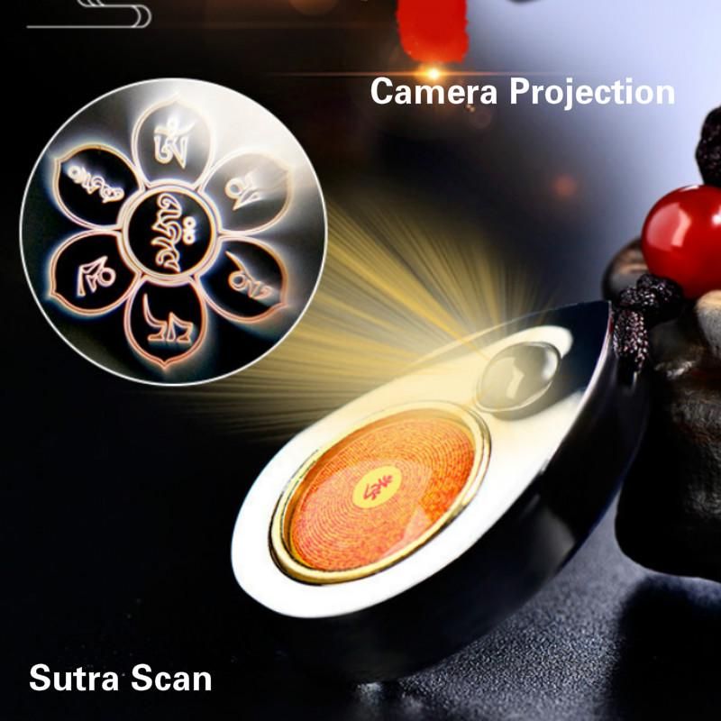 Shurangama Mantra Camera Project Read Lucky Necklace Pendant