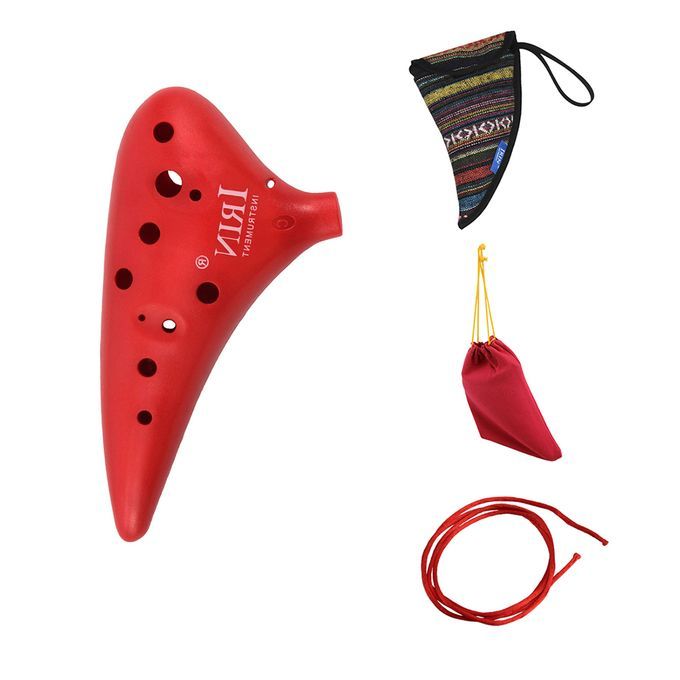 12 Hole Alto C Ocarina Vessel Flute ABS Material Sweet