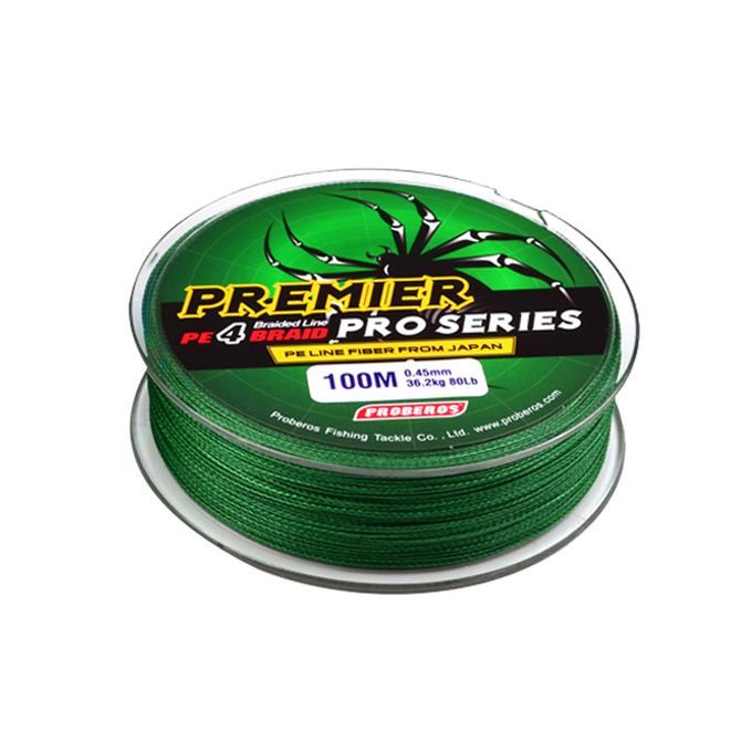 Super Strong  Line 100M Abrasion Resistant 4 Strands PE Braided