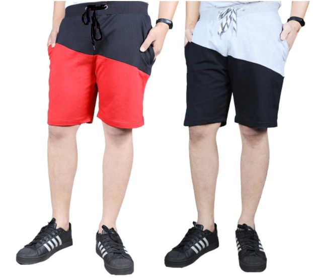 Smart Men's  Sport Gym Knickers 2 IN 1-Multi