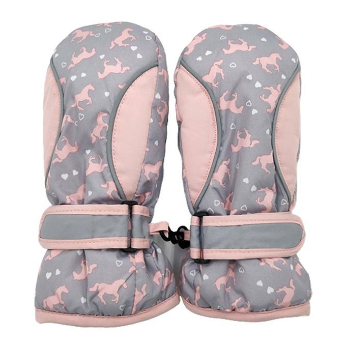 Kids Children Winter  Waterproof Ski Snow Winter Sports Gray S