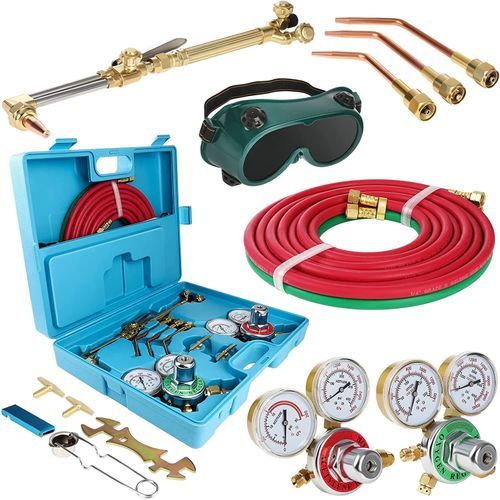 Oxygen Acetylene Welding Cutting Torch Kit Gas Brazing