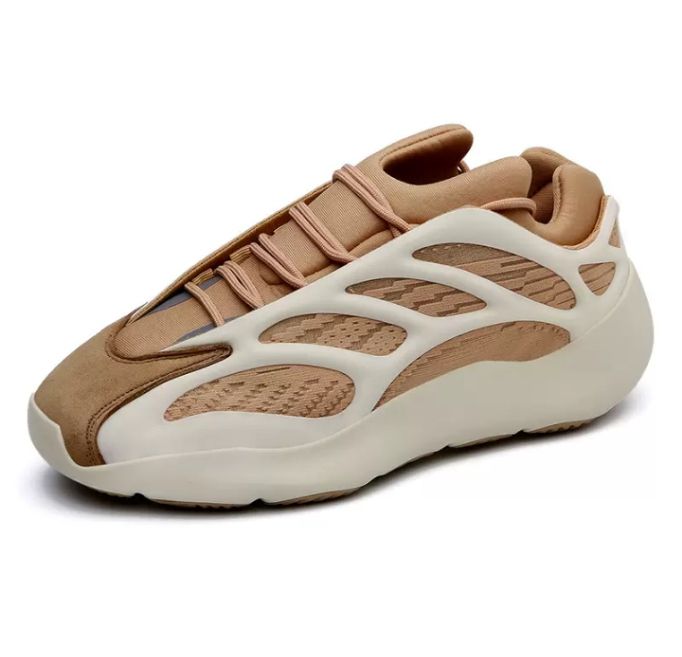 Him Flame Sneakers In Gray And Brown