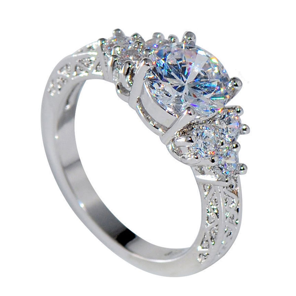 European And American Popular Engagement Diamond Rings-US 6