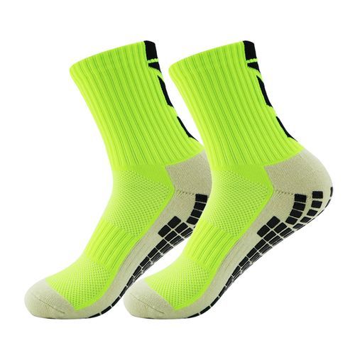 Cotton Anti Slip Non Slip Suction Grip Football Socks Cotton Sport Cycling Running Riding Socks(No.#9)