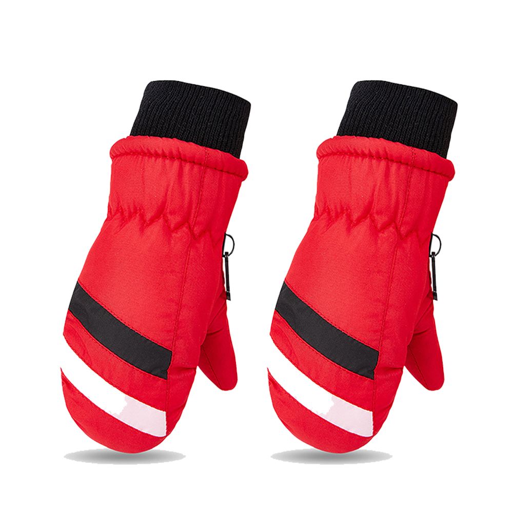 (#8)1Pair Children Ski Gloves Warm Thick Waterproof 2-6 Years Old Outdoor Snowboarding Snowbal GRE