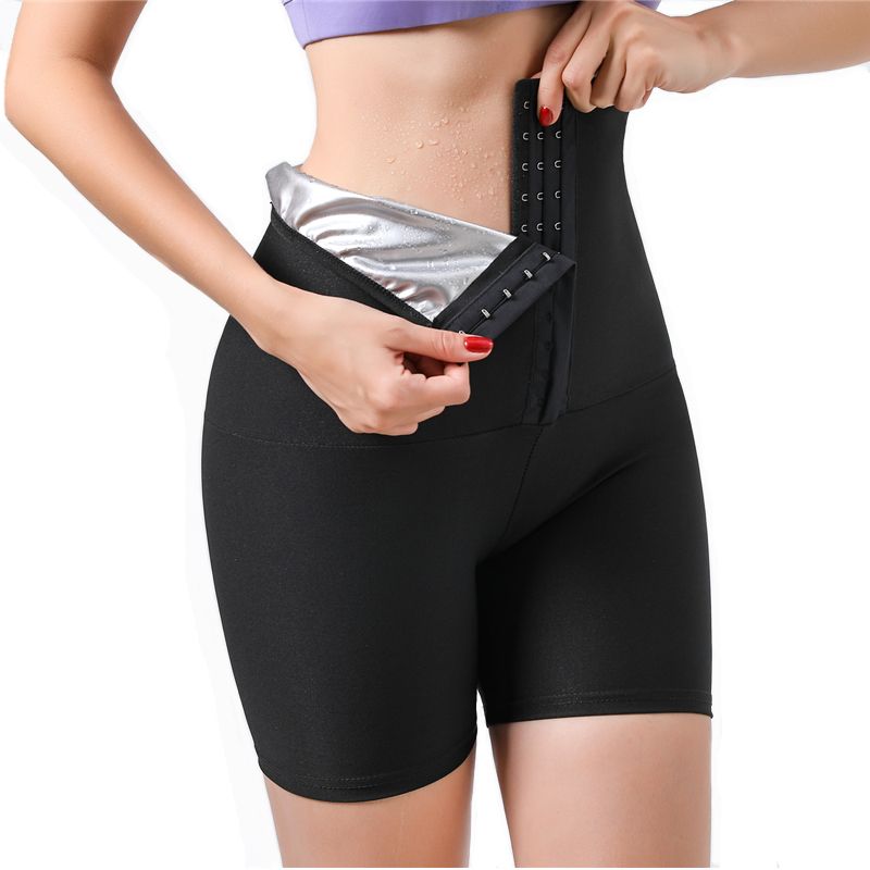 High Waist Women Slimming Pants Sweat Sauna Body Shapers Burning Fitness Stretch Control  Waist Trainer Pants