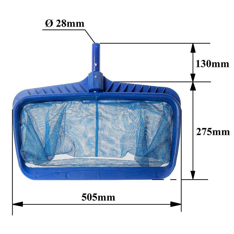 Swimming pool skimmer heavy-duty cleaning tool and net bag leaf cleaning blue deep water fishing net enhanced fish pond fishing net Enhanced deep water fishing net