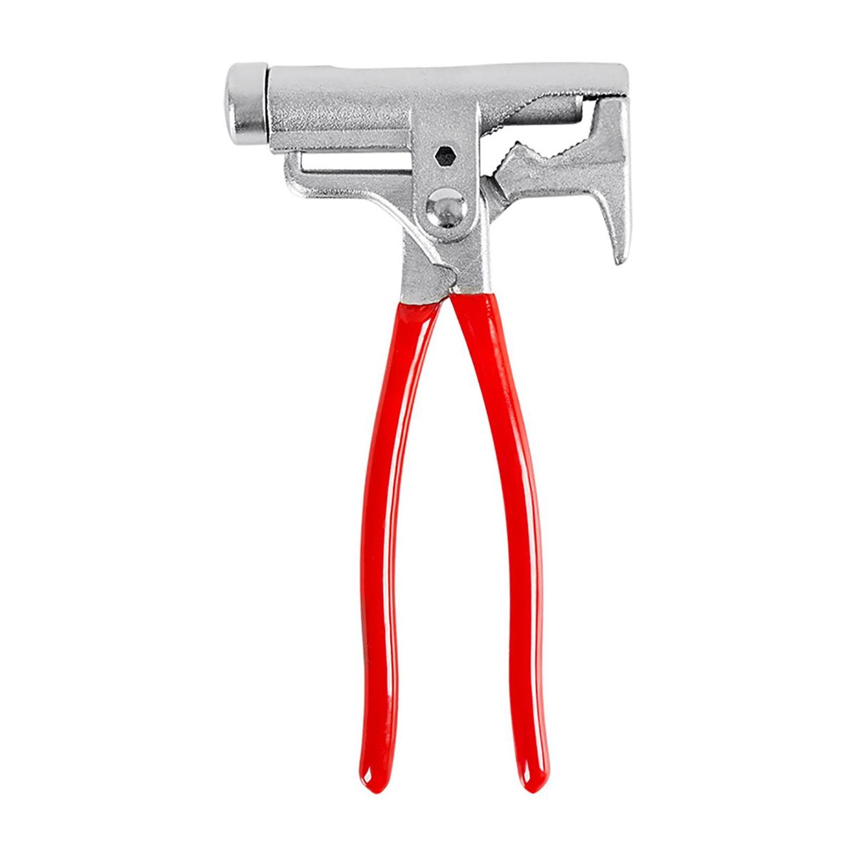 10-in-1 Hammer Pocket Multitool Multifunctional Pliers Multiuse Tool with Carpenter Hammer Screwdriver Nail Pliers/Puller Pipe Monkey Wrench Wire Cutter for Camping Emergencies