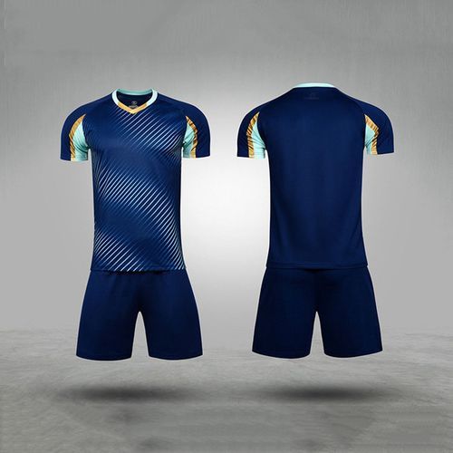 Football Training T-shirt Shorts Kids Men Soccer Jerseys Set