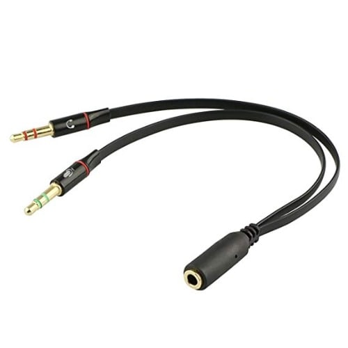 Audio Jack 2 To 1 Splitter Cable