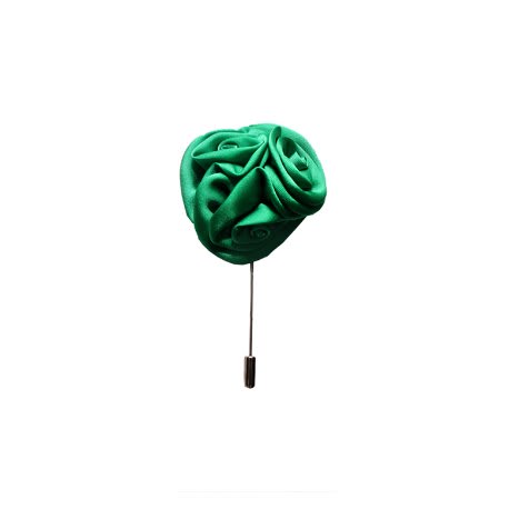 Lapel Pin Rose-Nigerian Green