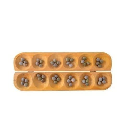 Opon Ayo Board Game With 48 Seeds