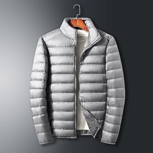 2021 Winter Fashion Brand Ultra Light Duck Down Jacket Mens Korean Streetwear