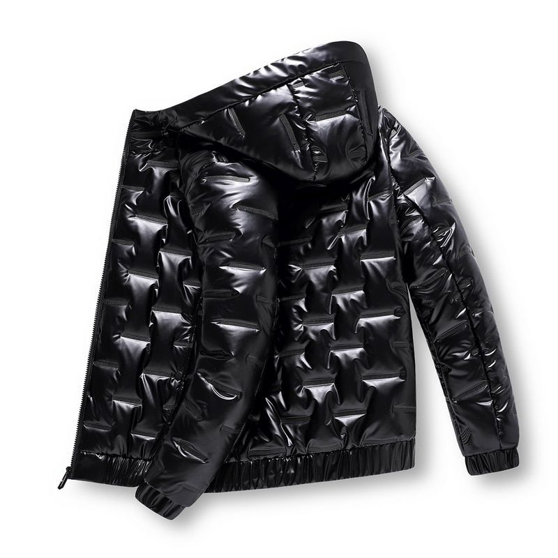 2022 Autumn Bubble Padded Clothes Winter Jackets Men Bright Parka Thickened